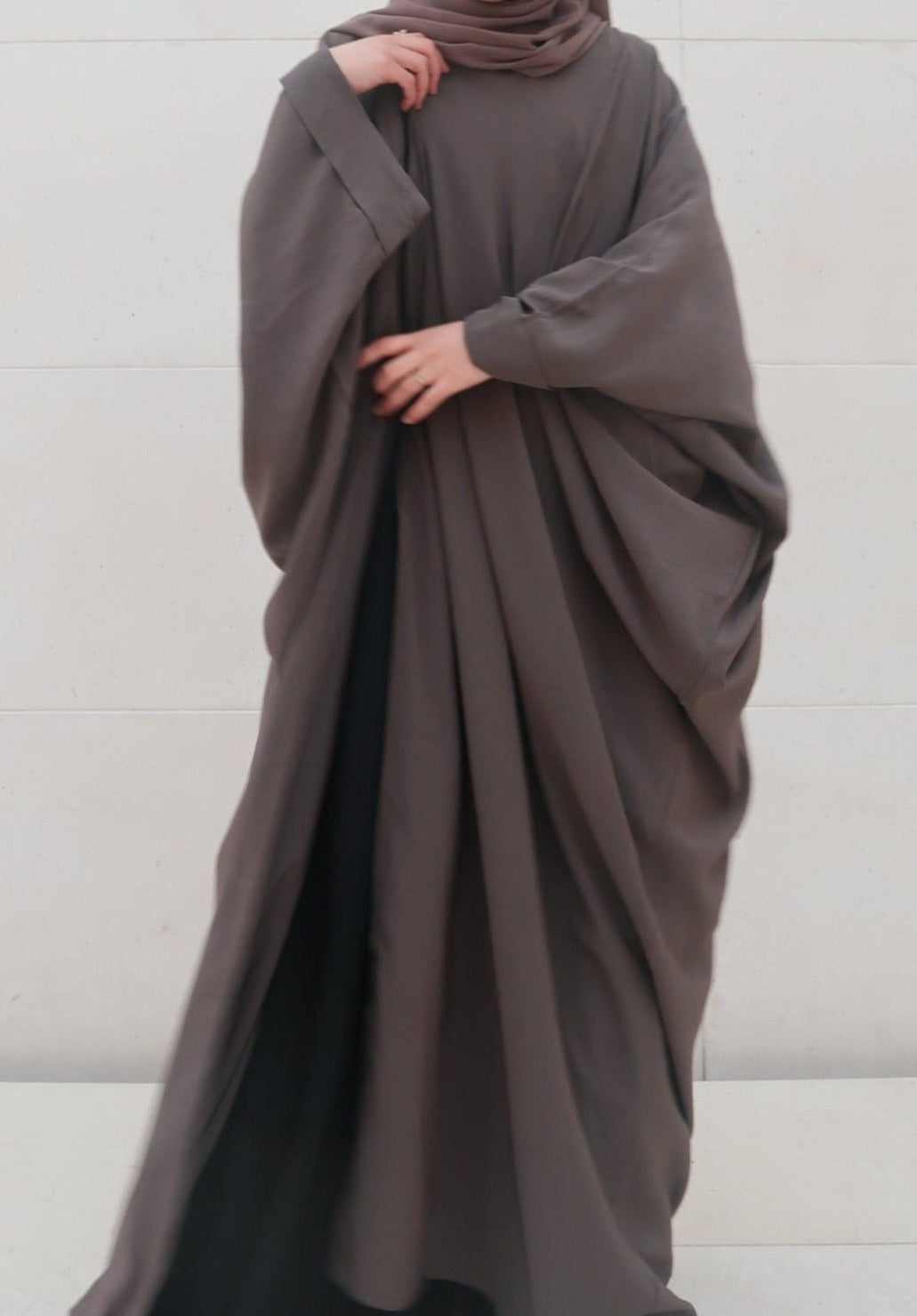 Malika Butterfly Sleeve Kimono Abaya