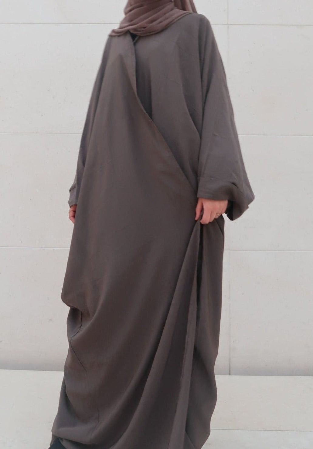 Malika Butterfly Sleeve Kimono Abaya