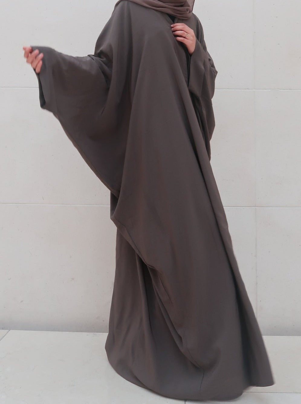 Malika Butterfly Sleeve Kimono Abaya