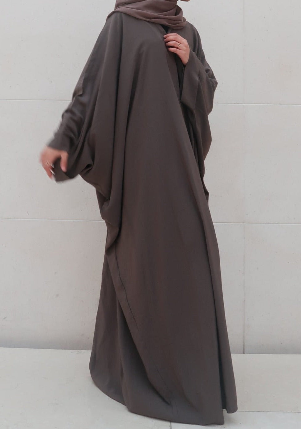 Malika Butterfly Sleeve Kimono Abaya