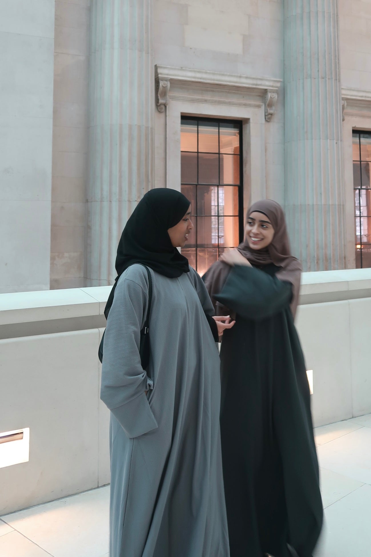 Winter ribbed abaya