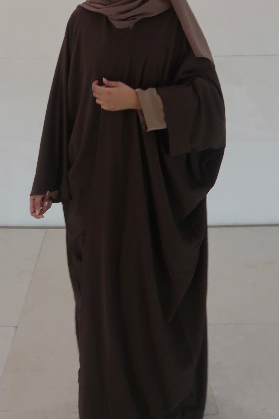 Malika Butterfly Sleeve Kimono Abaya