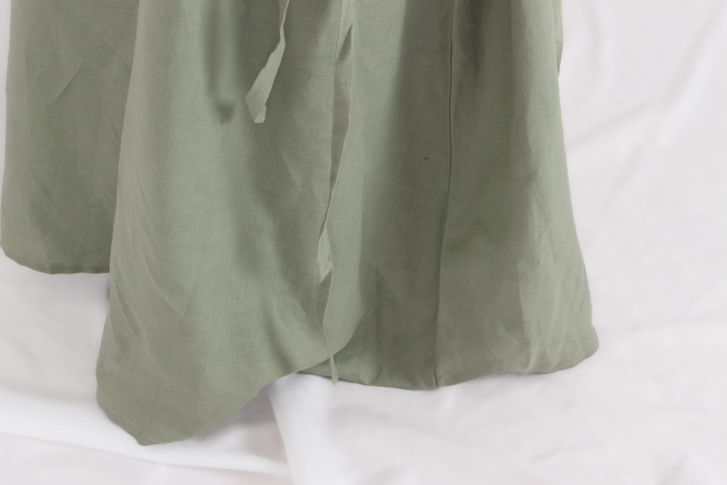 Linen Abaya in Sage Green