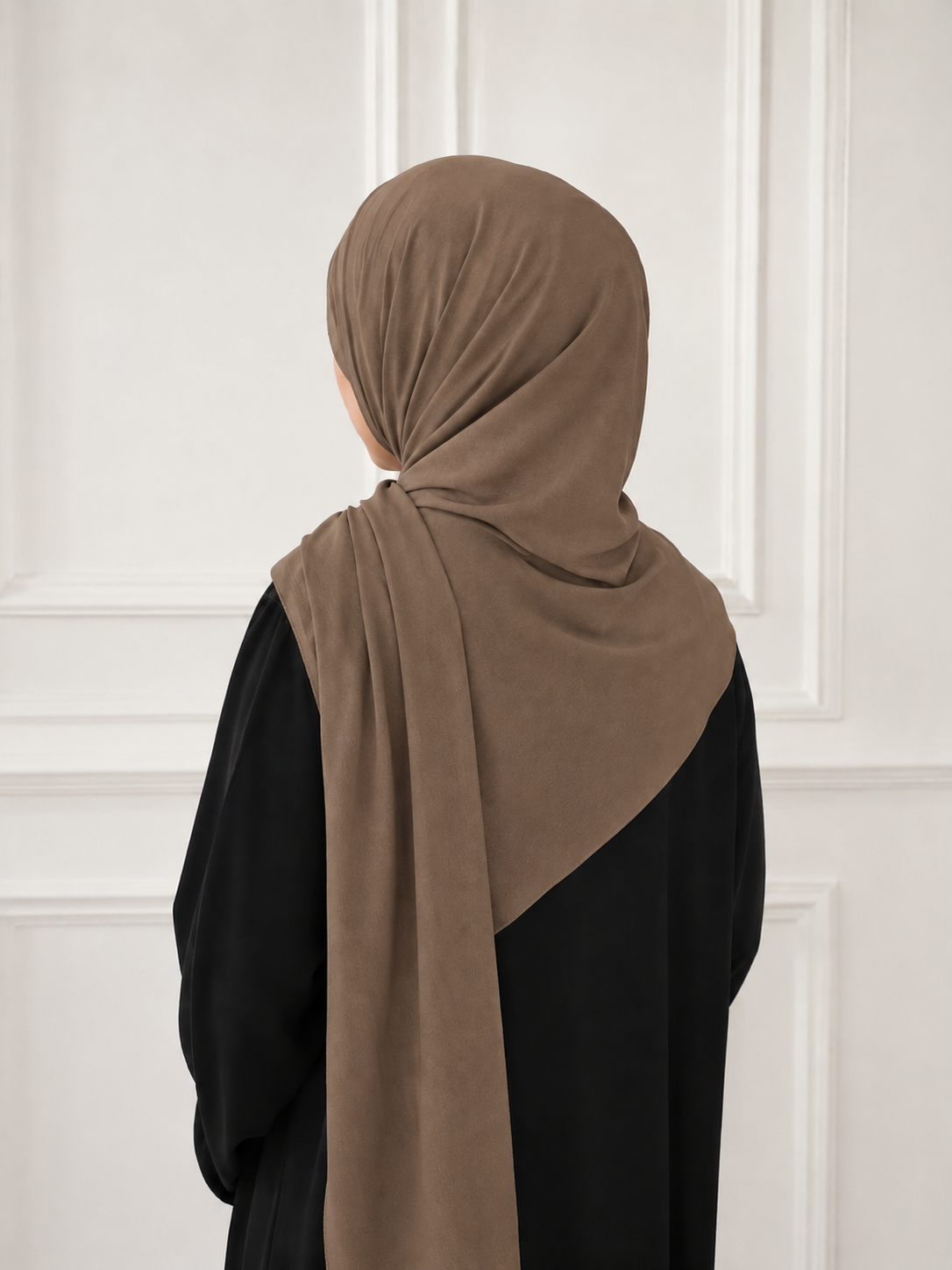 Chocolate Brown Hijab and Undercap