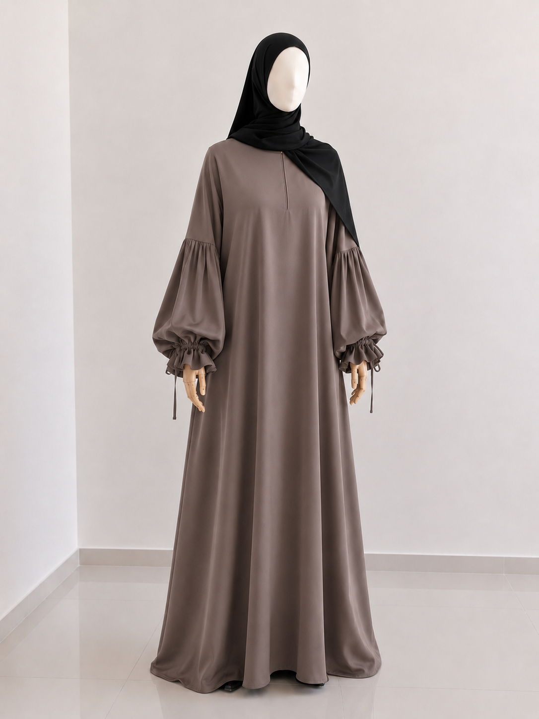 Noor Tie Sleeve Abaya + Hijab