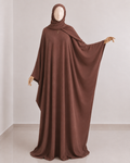 Brown Butterfly Abaya