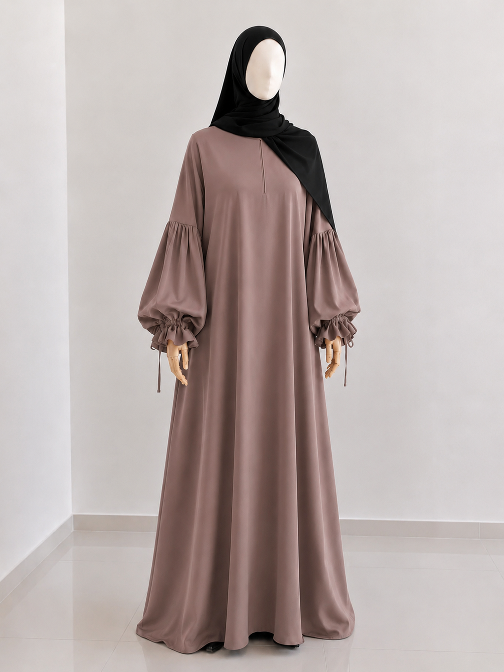 Noor Tie Sleeve Abaya
