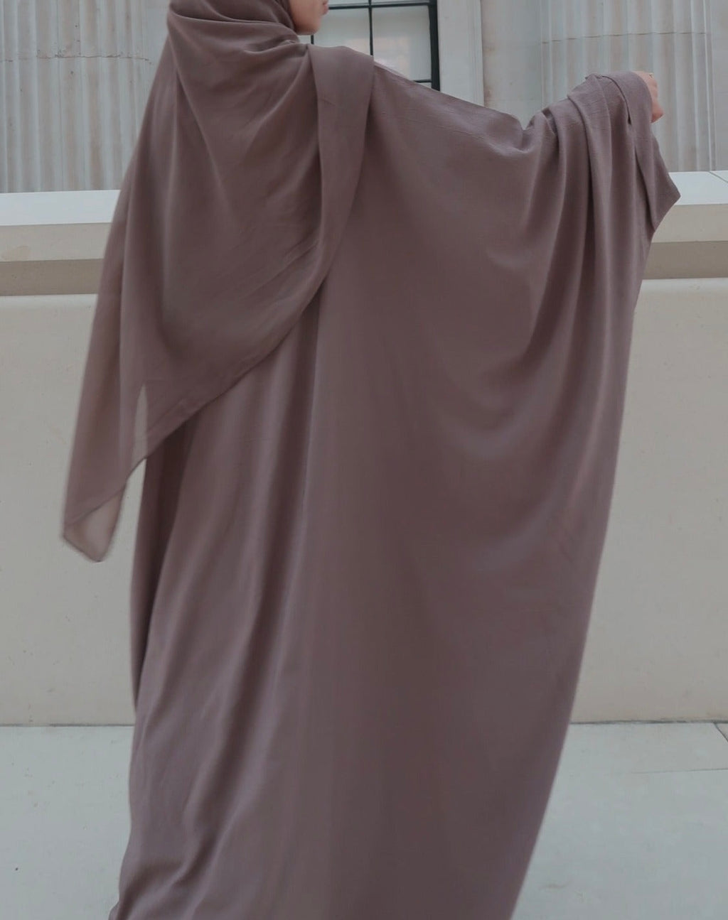 Malika Butterfly Sleeve Kimono Abaya