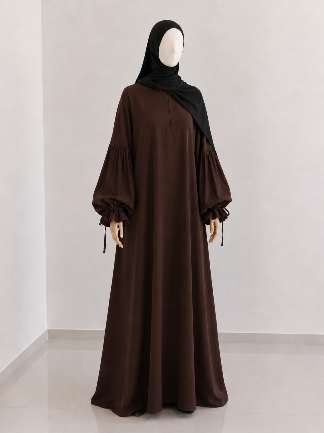 Noor Tie Sleeve Abaya + Hijab