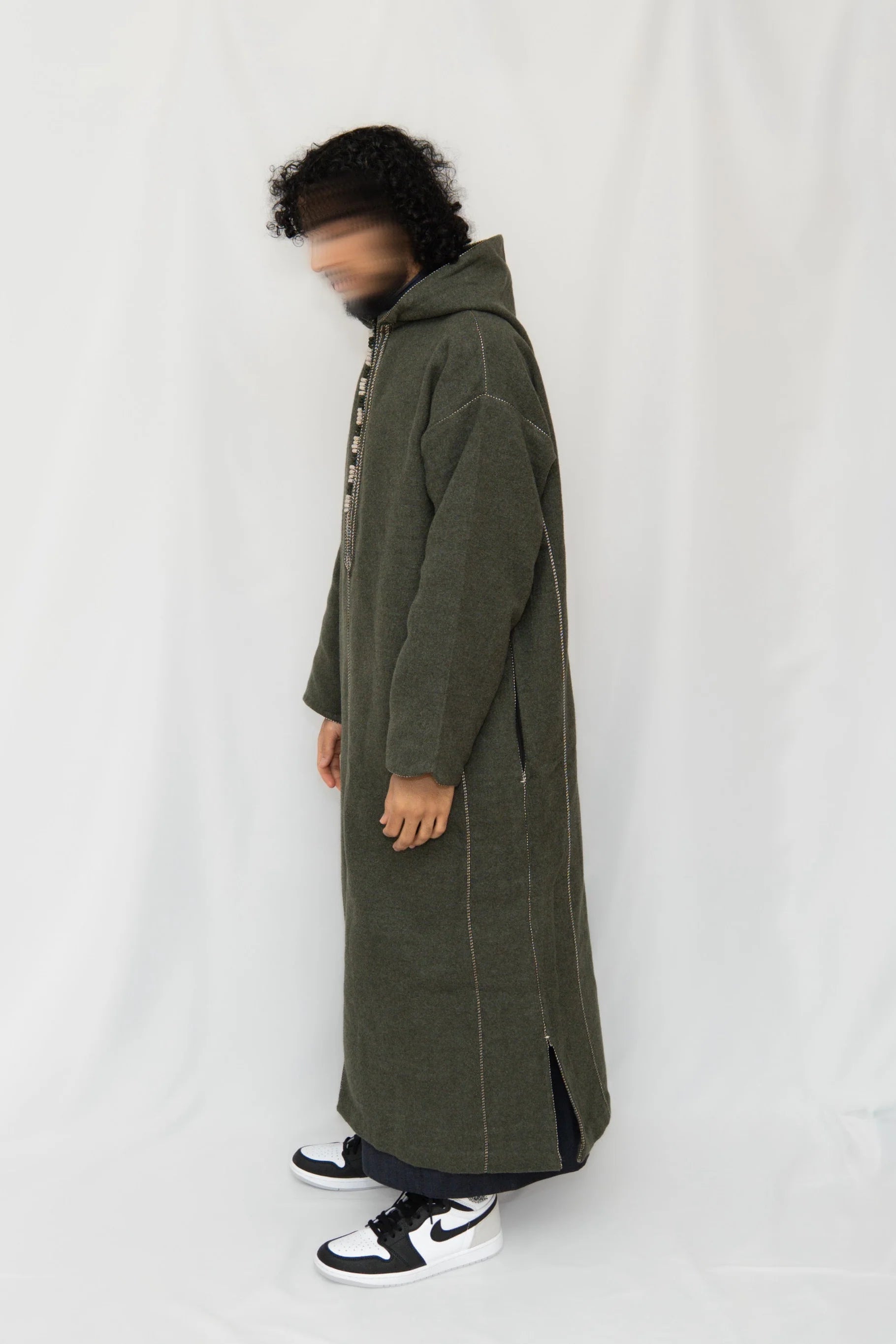 Essential Morrocan Thobe Forest Green