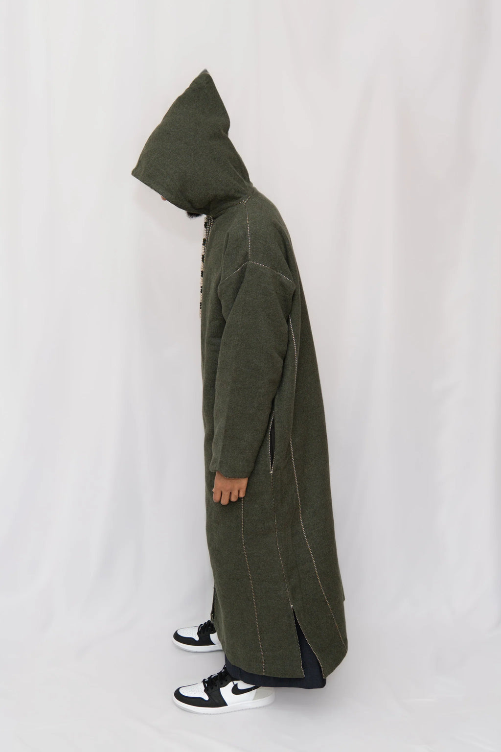 Essential Morrocan Thobe Forest Green