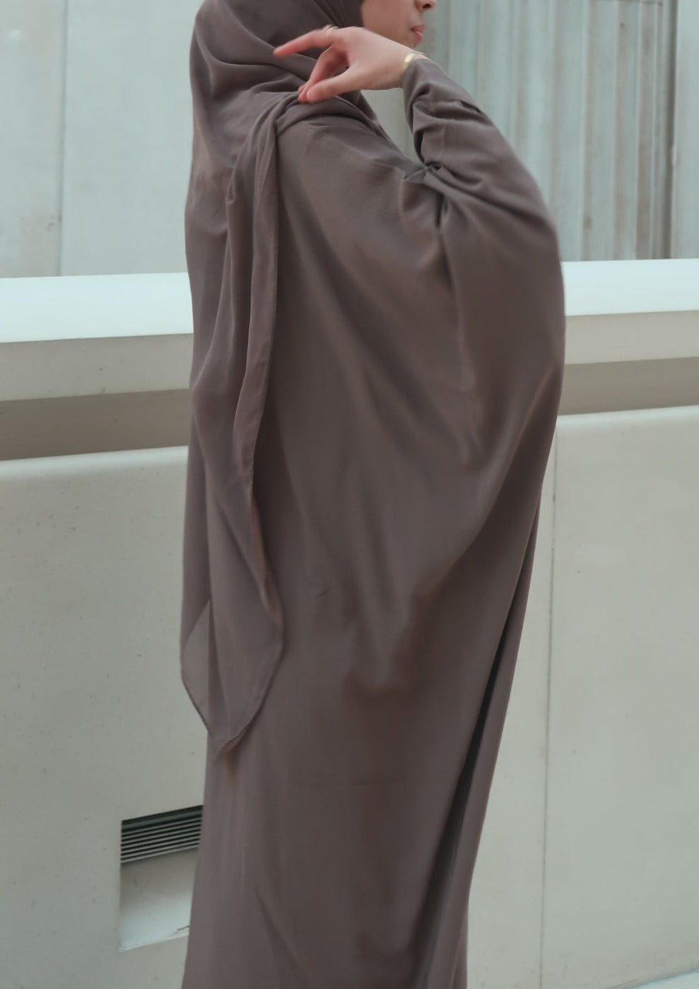 Malika Butterfly Sleeve Kimono Abaya