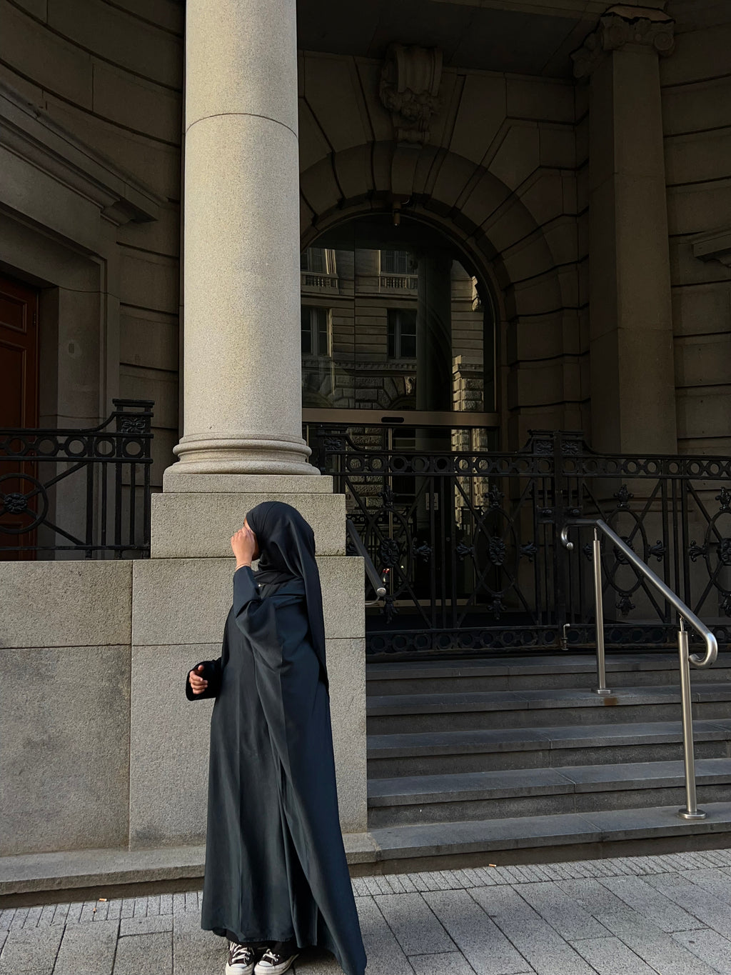 Navy Amirah Abaya and Hijab