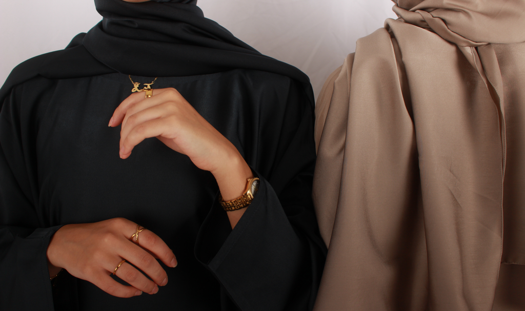 Rose Gold Amirah Abaya and Hijab
