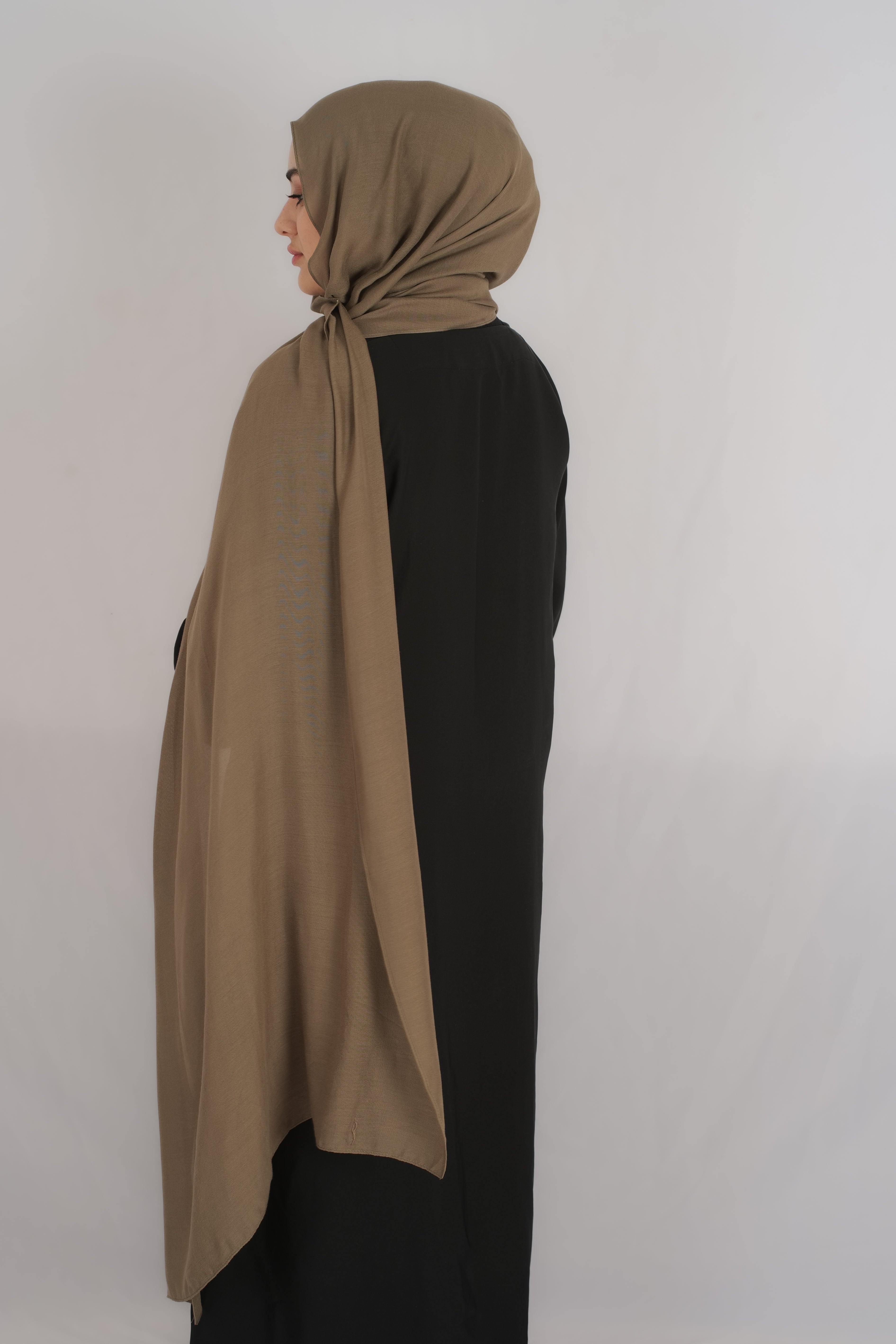 Chocolate Brown Hijab and Undercap