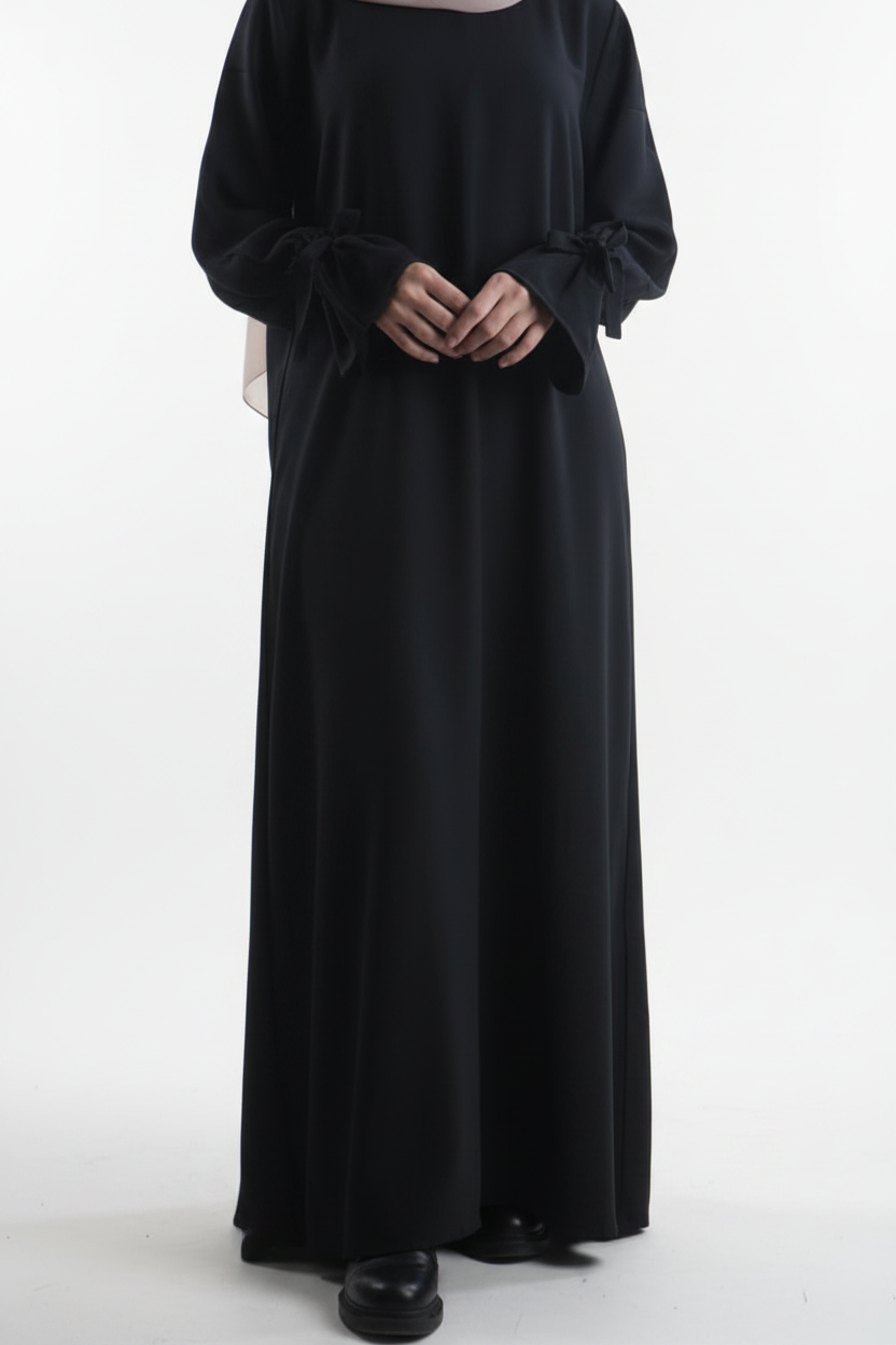 Maryam Abaya in Charocal Grey